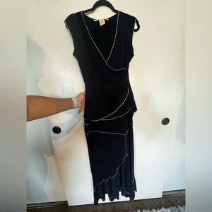 Max Studio Black Maxi 2 Piece Set